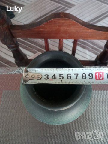 Продавам красива,антика,амфора- ваза.Керамика.Маркирана.ФРГ-SCHEURIH..Ръчна изработка., снимка 5 - Антикварни и старинни предмети - 42671125