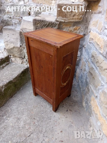 Стар Антикварен Ръчно Рисуван Дървен Шкаф Шкавче., снимка 10 - Антикварни и старинни предмети - 51326489