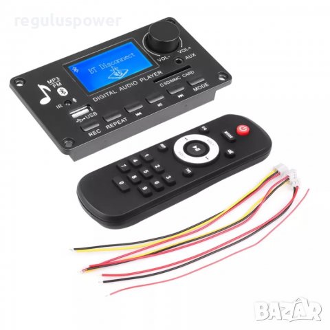 Mp3 плеър DC 7V - 15V AIYIMA  с Bluetooth 5.0модул за вграждане папки, Sd, Fm, AUX, mic, Call, снимка 3 - MP3 и MP4 плеъри - 37518810