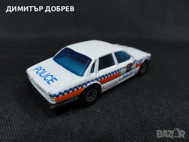 СТАРА РЕТРО МЕТАЛНА КОЛИЧКА MATCHBOX THAILAND JAGUAR XJ6 POLICE, снимка 4 - Колекции - 52021348