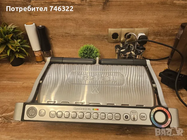 Електрическа скара, грил Tefal OptiGrill+ XL , снимка 2 - Скари - 56156389
