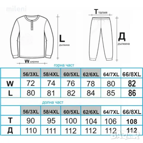 Мъжка Пижама Къс Ръкав Къс Панталон Голям Номер Размер - 5XL 6XL 7XL, снимка 2 - Бельо - 49312578