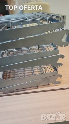 Стелажни кошници за вграждане обли и прави с ценова лента см