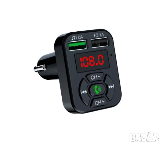 Универсален FM Bluetooth трансмитер за автомобил, снимка 6 - Аксесоари и консумативи - 47969353