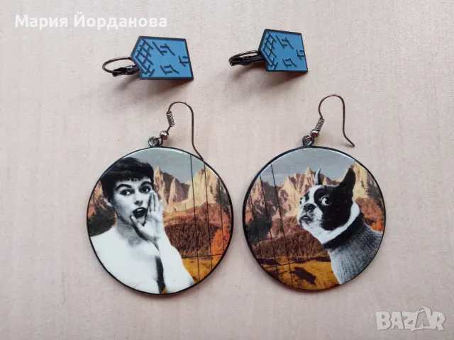 Авторски ръчноправени обеци, различни модели, снимка 4 - Обеци - 35228093