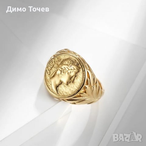 Пръстен с античен мотив-древен Рим -Август, снимка 3 - Пръстени - 40072485