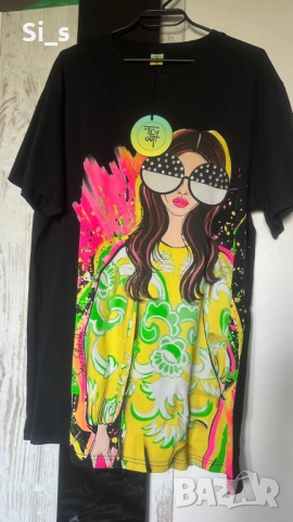 Нова туника с цветна апликация момиче