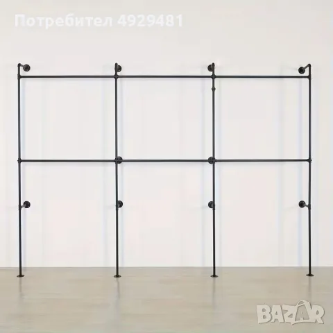 тръбна закачалка за стена, снимка 2 - Закачалки - 55808810