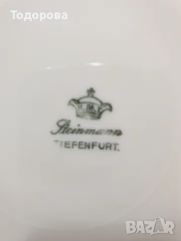 Голямо .бароково дълбоко плато steinmann tiefenfurt от началото на миналия век, снимка 6 - Сервизи - 47558517