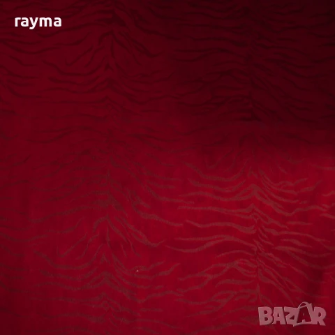 Плат италианско еластично памучно кадифе тигрова шарка, снимка 2 - Сака - 50977950