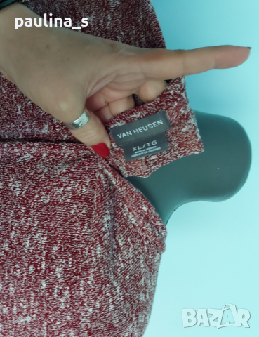 2XL / 4XL / Комбинирана маркова туника тип блуза "Van Hausen" / голям размер , снимка 6 - Туники - 36528572
