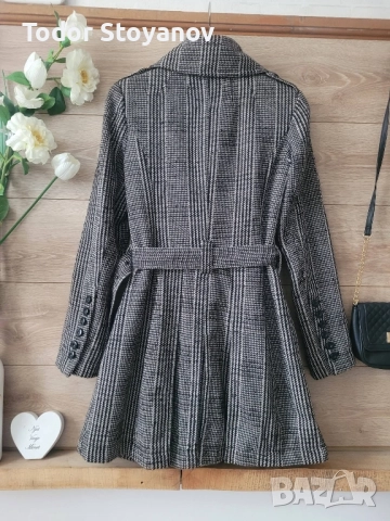 Зимно палто с коланче Amisu, снимка 2 - Палта, манта - 52866266