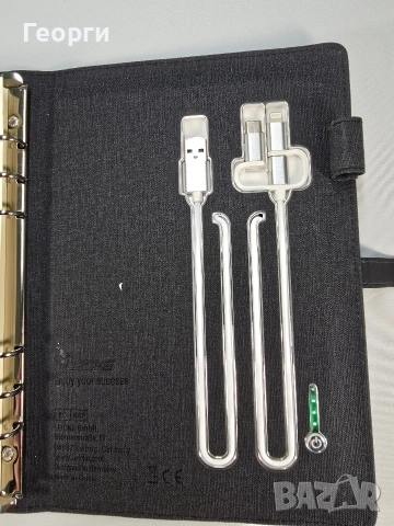 Дигитален органайзер LEICKE с вграден Powerbank и флашка, снимка 4 - Други - 54179921