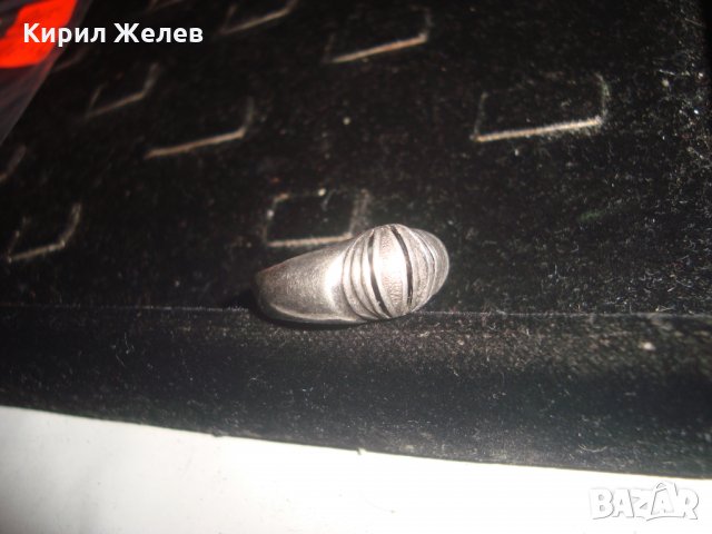 СРЕБЪРЕН АРТ ПРЪСТЕН МАЙСТОРСКА РЪЧНА ИЗРАБОТКА ВИНТИДЖ СТИЛ 17541, снимка 11 - Пръстени - 31309303
