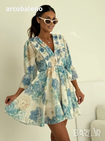 Елегантна дамска рокля, 3цвята , снимка 6 - Рокли - 53939581