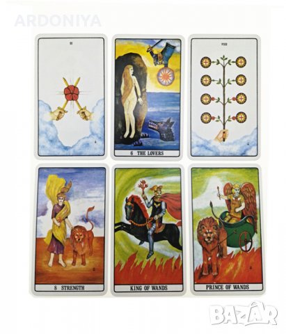 The Golden Dawn Tarot  - карти Таро, снимка 7 - Други игри - 37399061