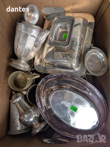 Бронзови съдове, сервизи, чайници, халби, свещници и др. – 222 бр., снимка 10 - Антикварни и старинни предмети - 51816434