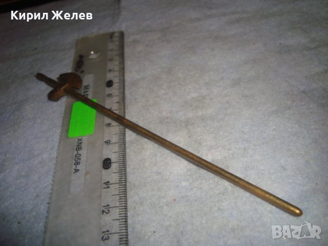 МИНИАТЮРНА БРОНЗОВА АЛЕБАРДА за КОЛЕКЦИЯ РЯДКА КРАСИВА 31090, снимка 4 - Антикварни и старинни предмети - 38056189