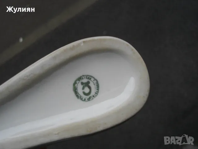 СТАР БЪЛГАРСКИ ПОРЦЕЛАН ПАУН , снимка 8 - Антикварни и старинни предмети - 49764474