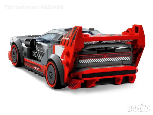 LEGO Speed Champions Audi S1 e-tron quattro Race Car – официален LEGO конструктор състезателна кола, снимка 4 - Конструктори - 53169907