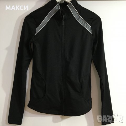 Спортно марково еластично горнище в черно, снимка 1