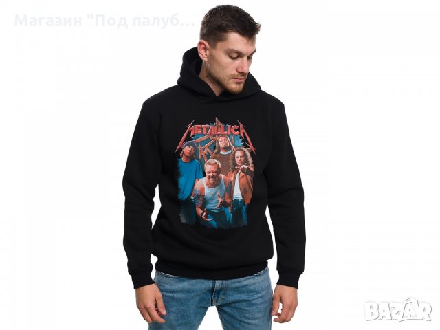 Нов мъжки суичър с трансферен печат на музикалната група METALLICA, снимка 8 - Суичъри - 27530236