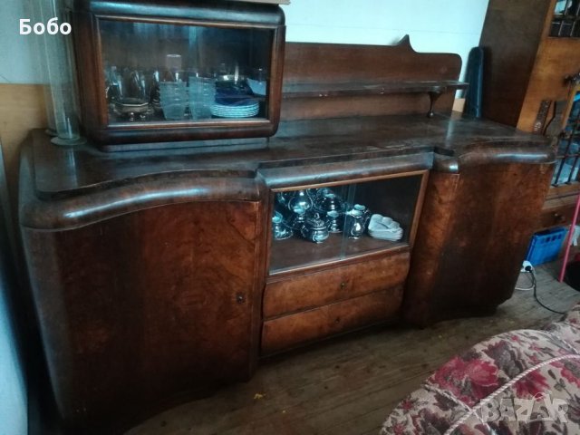  Бюфет - старинен, снимка 7 - Антикварни и старинни предмети - 34168637