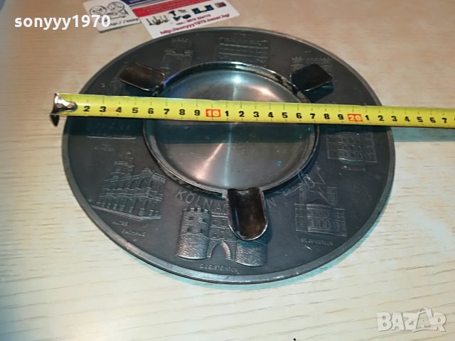 немски пепелник/чиния-внос германия, снимка 16 - Колекции - 30040773