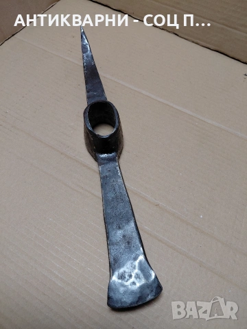 Соц Стара Ръчно Кована Голяма Киркобрадва 2.400кг. НОМЕР 1425., снимка 8 - Антикварни и старинни предмети - 54102218