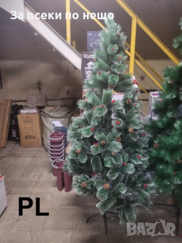 Коледни елхи с бели връхчета – различни размери Код P1465, снимка 2 - Декорация за дома - 52327256