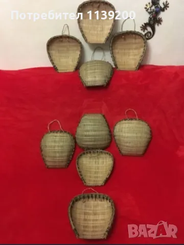 9бр нови африкански панерчета ракита и бамбук