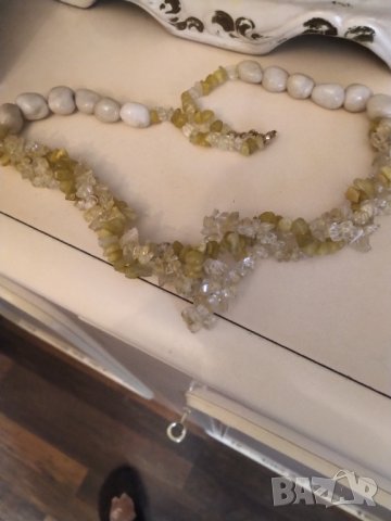 разпродажба РЕТРО ОГЪРЛИЦА ЕСТЕСТВЕНИ КАМЪНИ РЪЧНА ИЗРАБОТКА НАМАЛЕНИЕ , снимка 9 - Колиета, медальони, синджири - 42798222