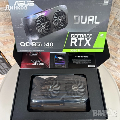 Видеокарта Asus 3060TI, снимка 4 - Видеокарти - 52345836