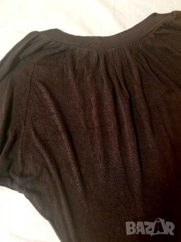 Кафяв блузон/туника, снимка 4 - Блузи с дълъг ръкав и пуловери - 26475764