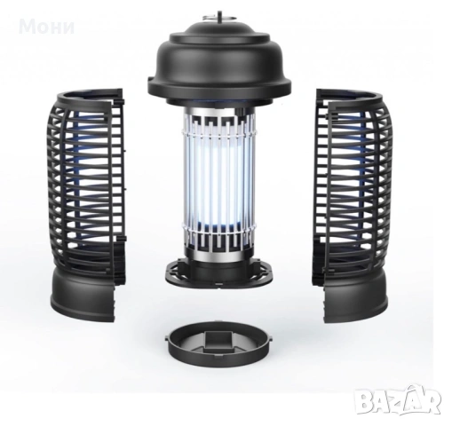 Електрически уред против комари и насекоми Bug Zapper QH50A-20W – 20W, обхват 80м, снимка 2 - Други стоки за дома - 53921550
