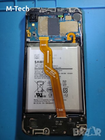 Samsung a10 части основна платка батерия блок захранване кабел капак, снимка 3 - Резервни части за телефони - 39664720