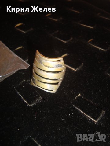 СТАР ВИНТИДЖ СТИЛ СРЕБЪРЕН 925 СРЕБРО ПРЪСТЕН с ПАТИНА 7076, снимка 10 - Пръстени - 30330678