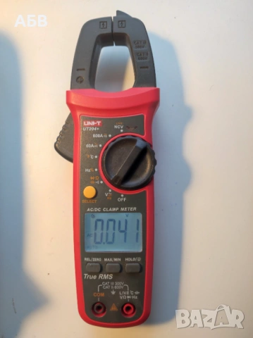Продават се качествени и точни амперклещи /мултиметър UNI-T UT204+, снимка 3 - Друга електроника - 53996244