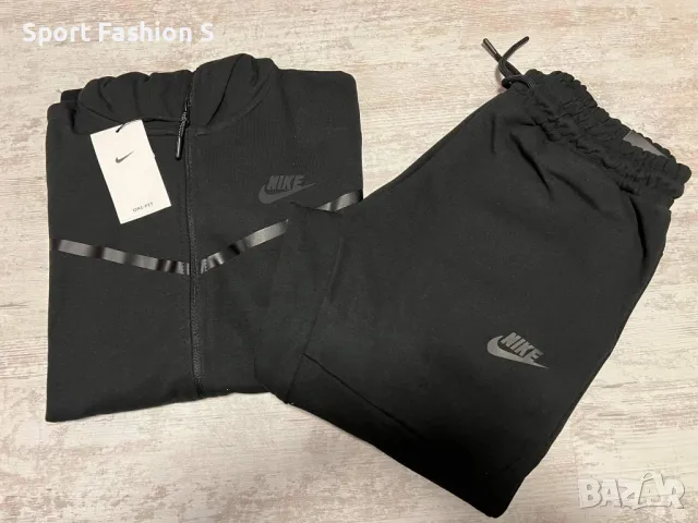 Мъжки екип Nike Tech Fleece Black, снимка 4 - Спортни дрехи, екипи - 49703941