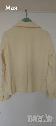 Дамско сако, нежно жълто, снимка 3 - Сака - 56049739