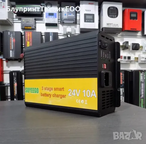 Зарядно устройство Suyeego 10А 24V с 8 режима (триетапно) +"събуждане", снимка 3 - Друга електроника - 48449082