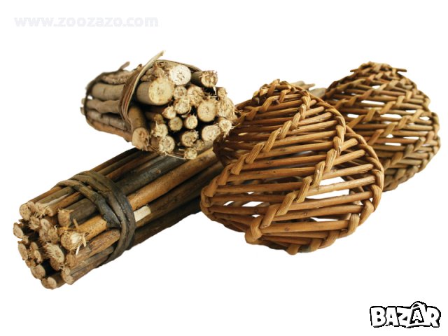 Комплект върбови топки и пръчици за Гризач - Benelux, снимка 1 - За гризачи - 35084599