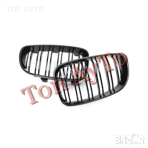 Двойни бъбреци БМВ BMW E81 E87 E82 E88 2007–2011 Фейслифт Черен Гланц Комплект, снимка 6 - Аксесоари и консумативи - 55740412