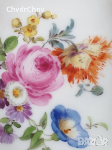 2бр Meissen чинии 10см/Майсен порцеланова чиния в кутия, снимка 13 - Други - 53950087