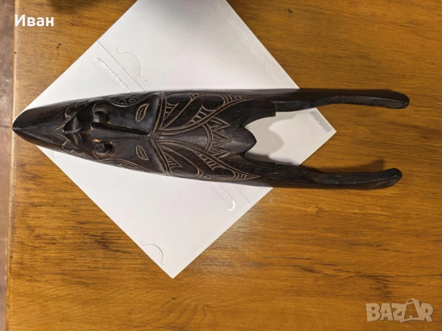 Ръчно изработени маски от дърво за стена, снимка 7 - Други - 53105583