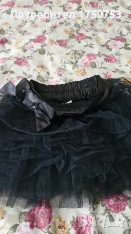 Детска черна тюлена пола , снимка 12 - Детски рокли и поли - 47316299