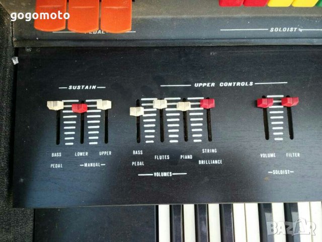 стар, ретро, винтидж професионален електронен синтезатор -орган WILGA, клавир, ел. орган, пиано, снимка 17 - Пиана - 30150553