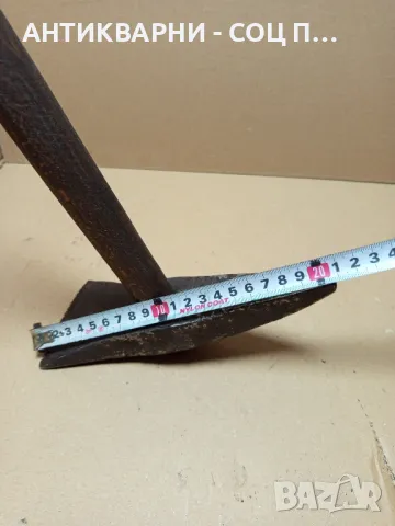 Соц Стар Ръчно Кован Каменоделски Чук Тегло 1.300кг., снимка 12 - Антикварни и старинни предмети - 50436420