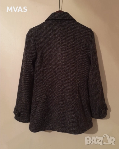 -50% New Yorker дамско вълнено сиво палто M размер, снимка 2 - Палта, манта - 51877355