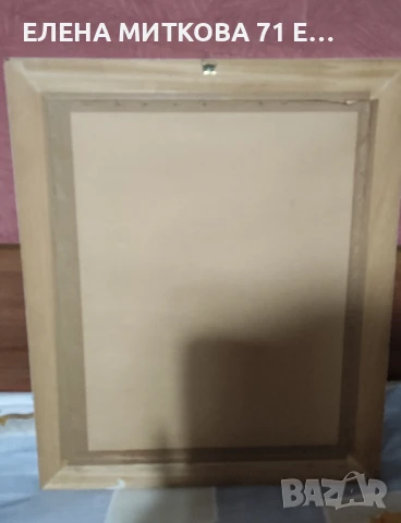 Гоблен "Св.Богородица" 58/48 см, снимка 4 - Гоблени - 50965869